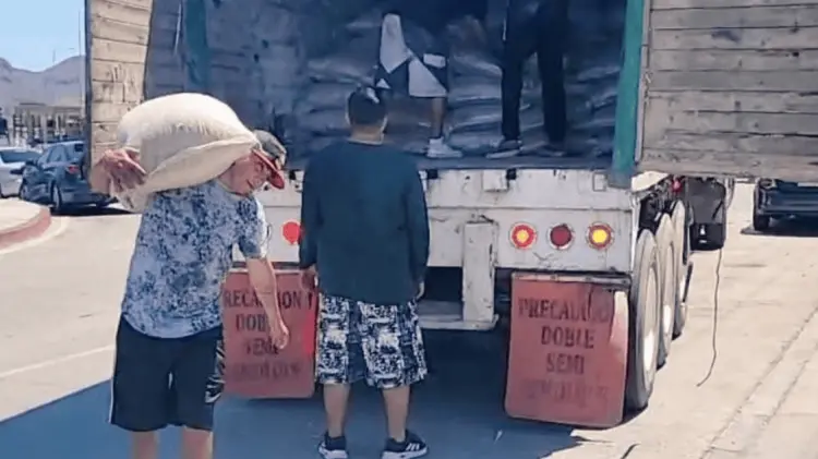 Las 10 toneladas de frijol serán distribuidas en el Mesón de Jesús