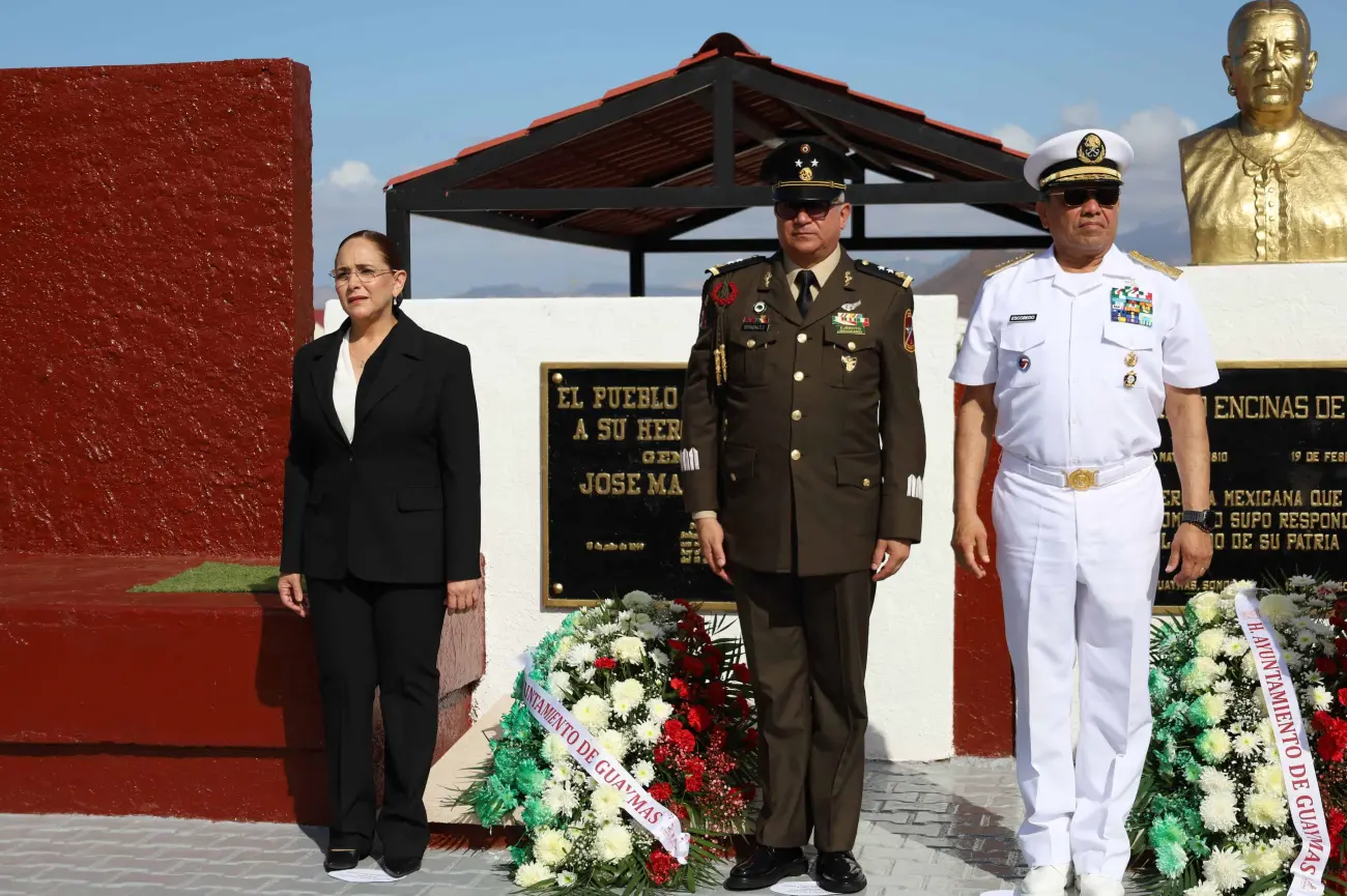 Celebran 171 aniversario de la gesta Heroica de Guaymas
