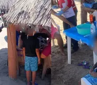 Rescatan a menor extraviado en la playa de Bahía de Kino