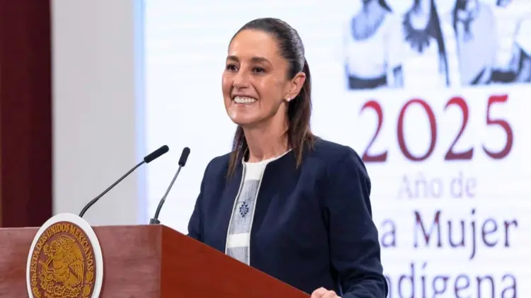 Presidenta Claudia Sheinbaum en Palacio Nacional. (Foto: Especial / EXPRESO)