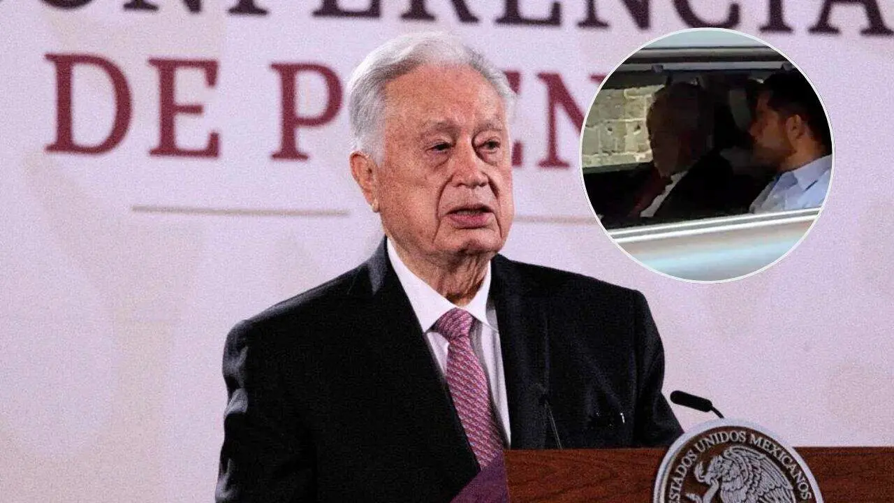 Reaparece Manuel Bartlett en Palacio Nacional