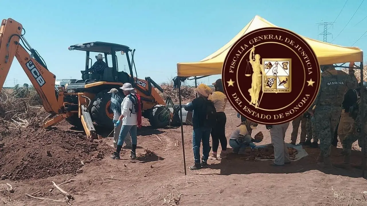 Continúan labores para identificar restos hallados en Valle del Yaqui: FGJE