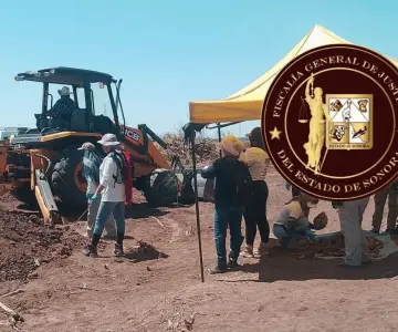 Continúan labores para identificar restos hallados en Valle del Yaqui: FGJE