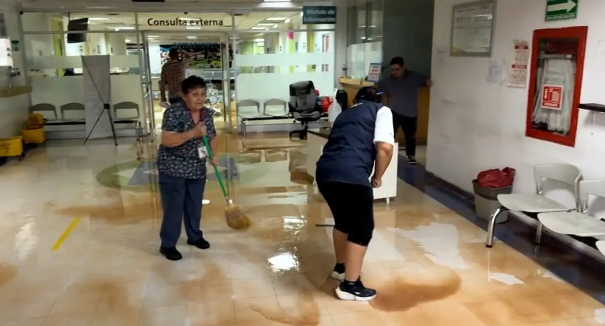 Hospital IMSS Bienestar de Nogales sigue operando pese a inundaciones