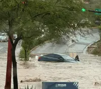 Atienden afectaciones por lluvia intensa en Nogales; reportan saldo blanco