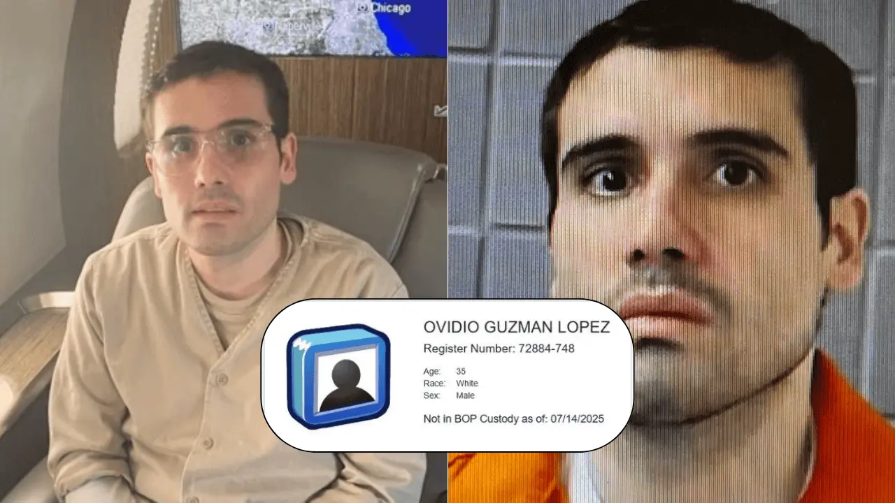 El Ratón, Ovidio Guzmán, desaparece del registro oficial en Estados Unidos