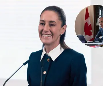 Sheinbaum dialoga en llamada con primer ministro de Canadá