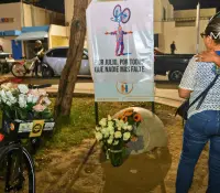 Ciclistas rinden homenaje a Julio López y piden justicia