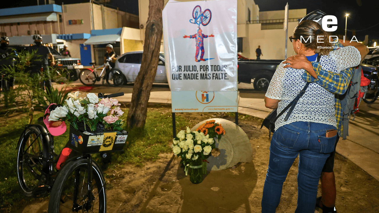 Ciclistas rinden homenaje a Julio López y piden justicia
