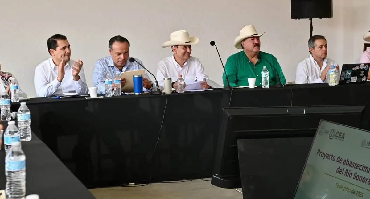 Durazo encabeza reunión sobre abastecimiento de Agua del Río Sonora