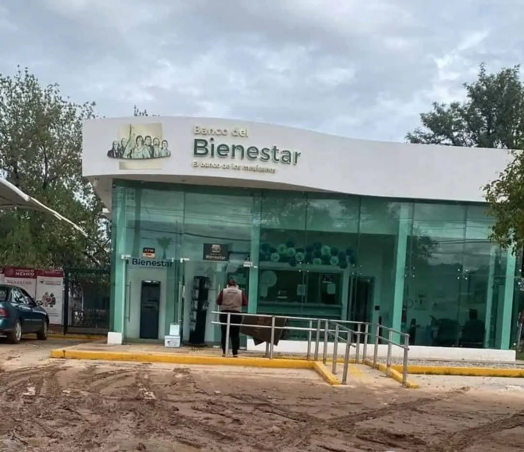 Afectadas Infraestructura y sistema de Banco Bienestar de Ímuris