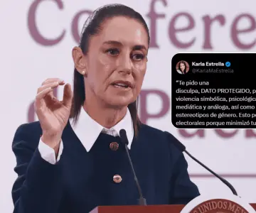 Sheinbaum critica sanción por disculpa pública