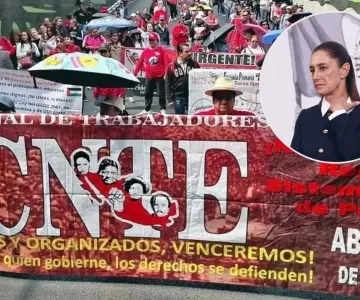 Amaga CNTE con protestar en evento de Sheinbaum