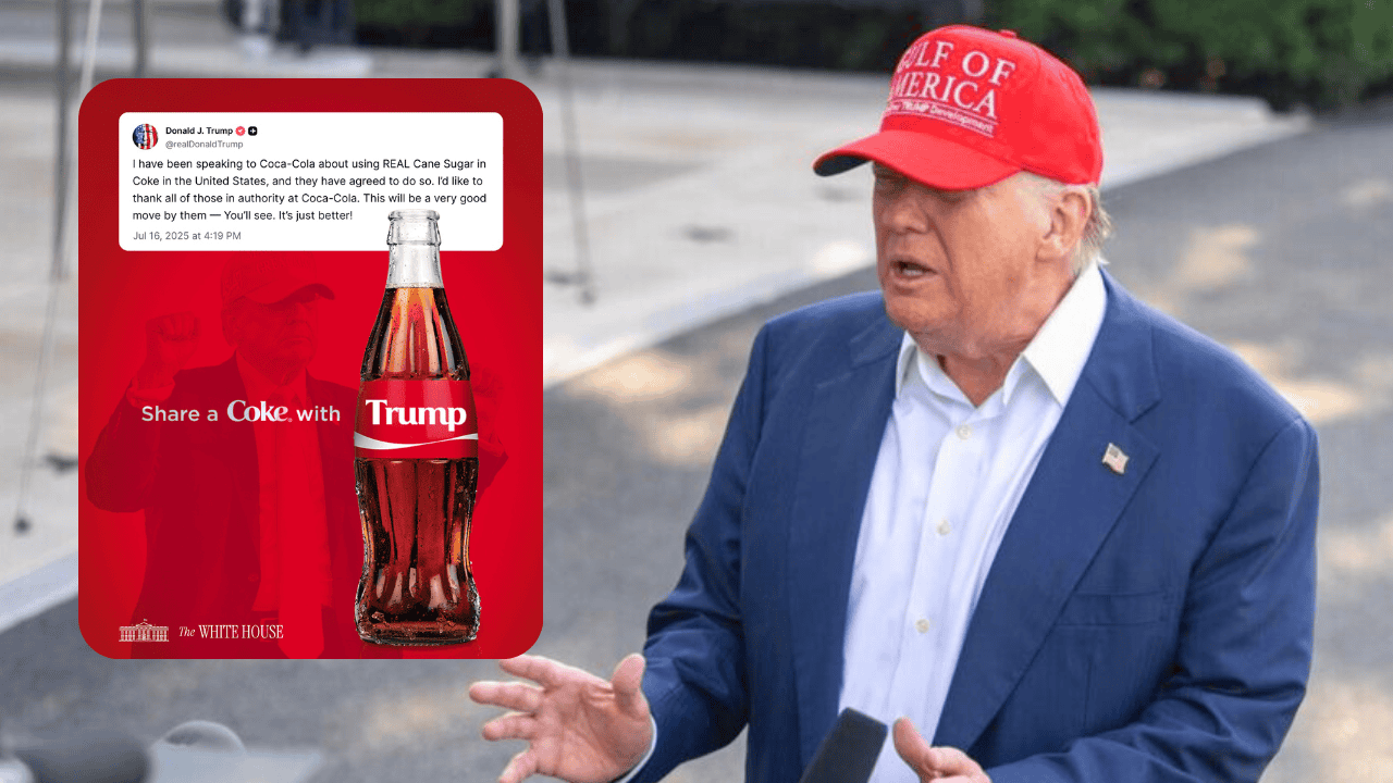 Donald Trump busca mexicanizar la Coca-Cola con azúcar de caña