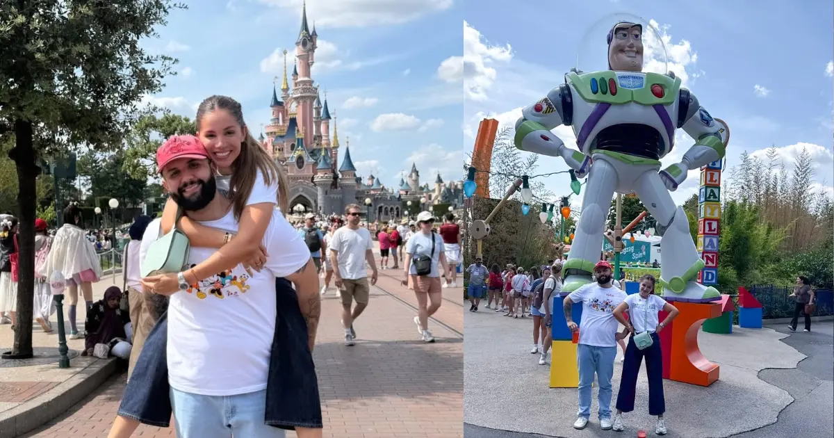 Carin León se pasea en Disneyland París junto a su familia