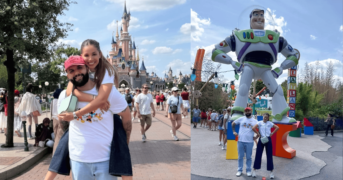 Carin León se pasea en Disneyland París junto a su familia