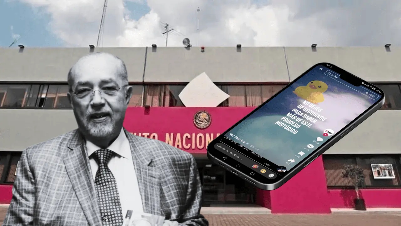 INE retira TikTok con IA tras críticas por simular voz de Pepe Lavat