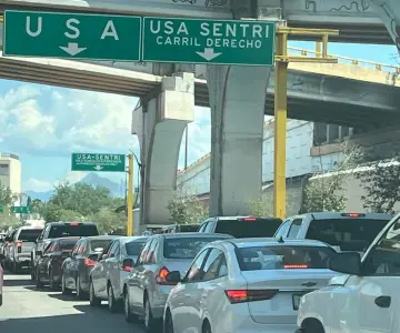 Filas de hasta 6 horas en cruce Juárez–El Paso por cierre de gobierno de EU