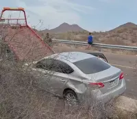 Una persona resultó herida en volcamiento en la carretera al Delfinario