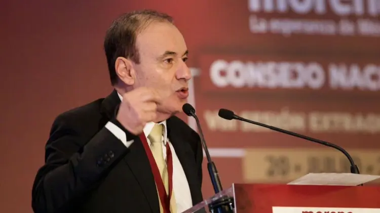 Alfonso Durazo en Vlll Sesión Extraordinaria del CNM. (Foto: Especial/EXPRESO)