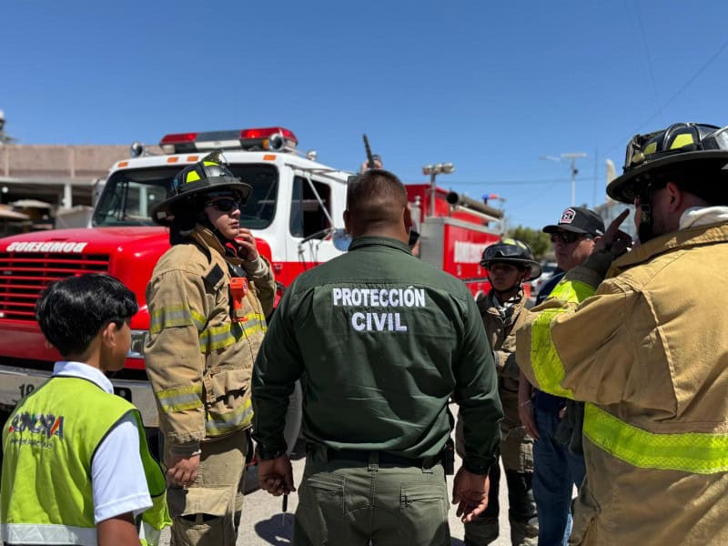 Protección Civil realiza trabajos de prevención en bordos de Empalme