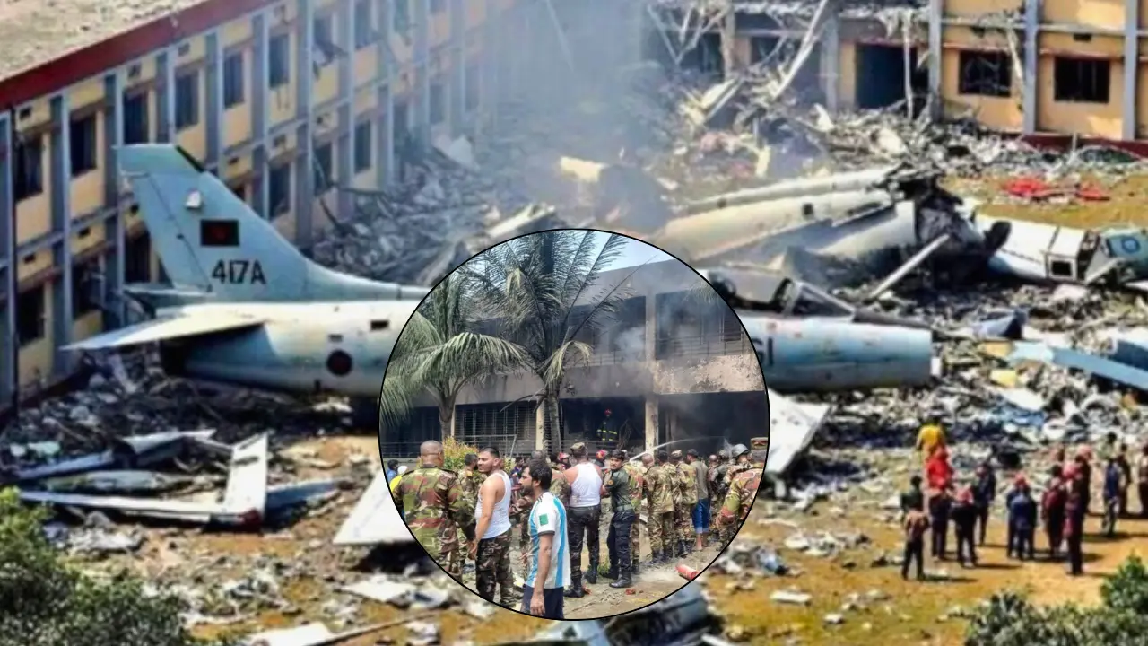 Avión militar se estrella contra escuela en Daca: 27 muertos; 25 eran menores