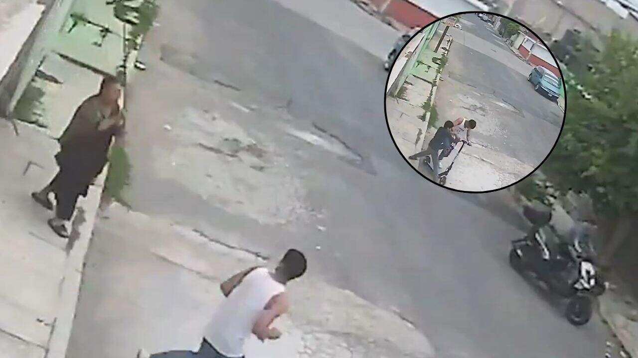 Abuela defiende a su nieto y frustra robo en Valle de Chalco