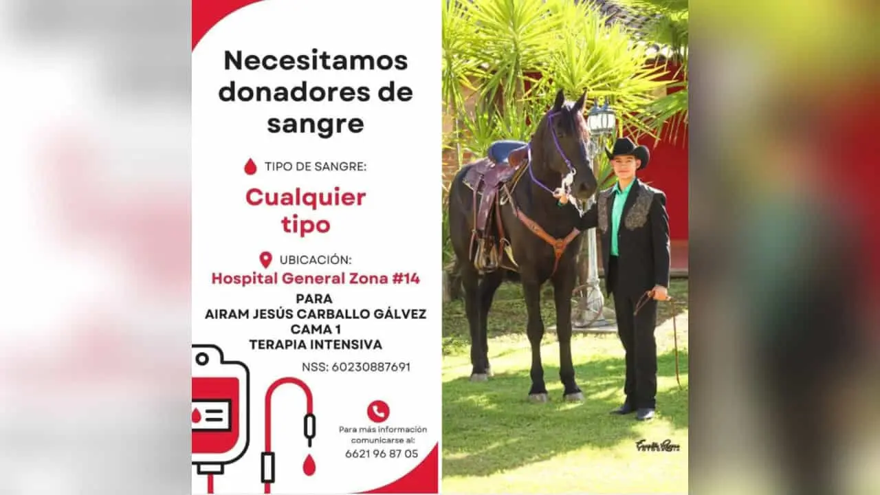 Solicitan sangre para Airam, joven que cayó al vertedor de la presa
