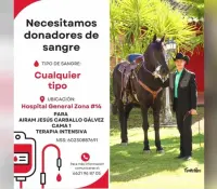 Solicitan sangre para Airam, joven que cayó desde el vertedor de la presa
