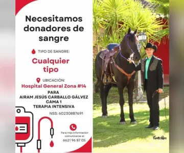 Solicitan sangre para Airam, joven que cayó al vertedor de la presa
