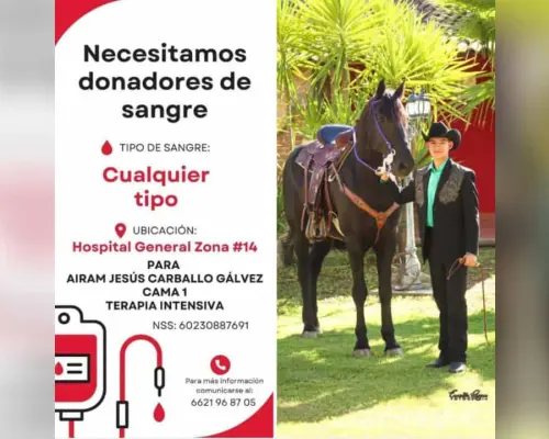 Solicitan sangre para Airam, joven que cayó al vertedor de la presa