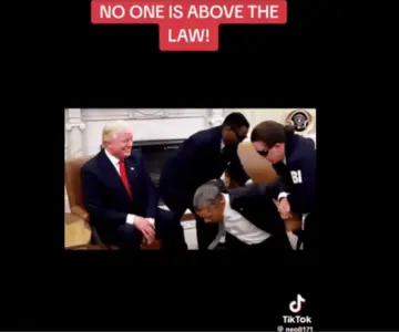Trump genera polémica al compartir video de arresto de Obama