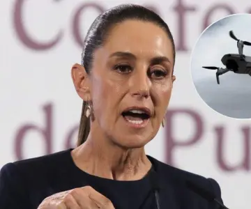 Rechaza Sheinbaum presencia de drones en frontera con EU