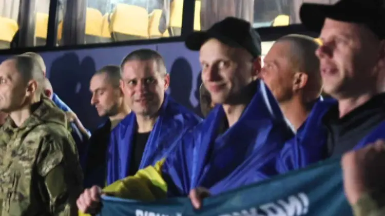 Canje de prisioneros ucranianos. (Foto: Especial / EXPRESO)