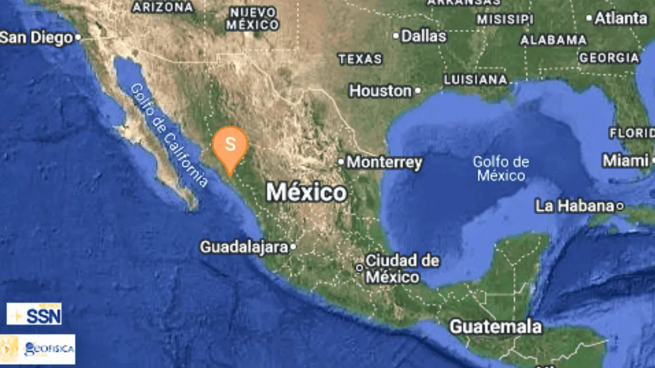 Sacude sismo de magnitud 4.6 a Culiacán; sin reporte de daños