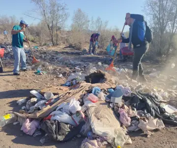 Secretaría de Marina inicia jornadas de limpieza de caminos y cauce de río