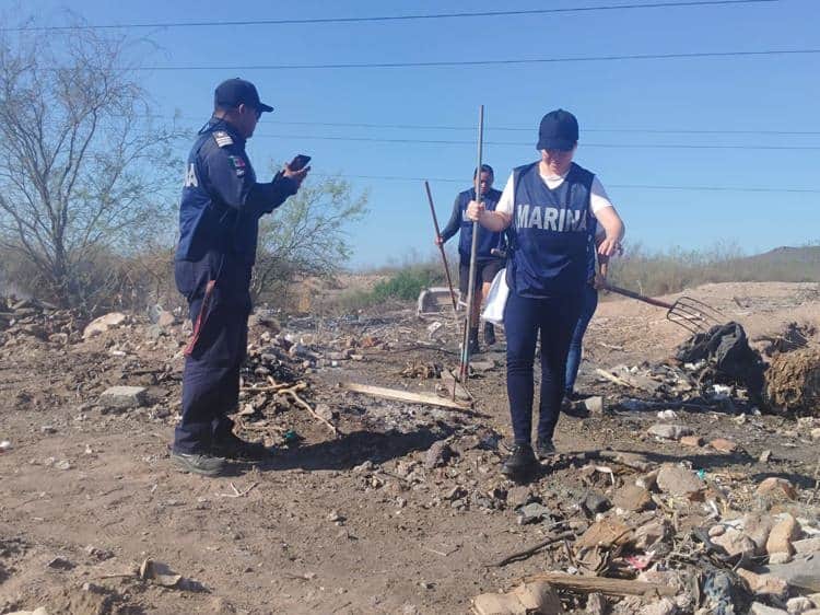 Secretaría de Marina inicia jornadas de limpieza de caminos y cauce de río