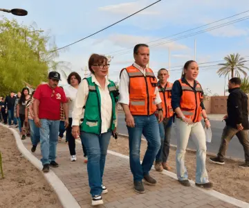 Toño Astiazarán supervisa avances del Parque Lineal en el Norponiente