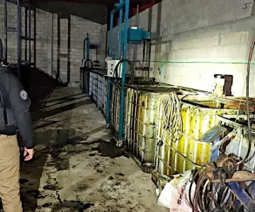 Aseguran bodega clandestina de huachicoleo ubicada cerca de un cuartel