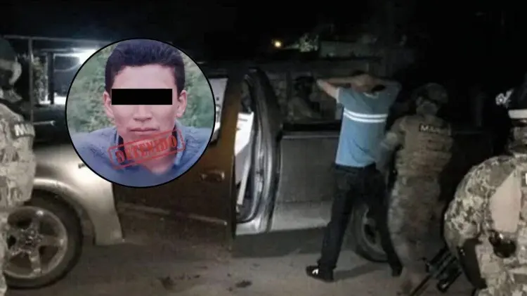 El presunto operador de Los Chapitos fue capturado por la Semar. (Foto: Especial / EXPRESO)