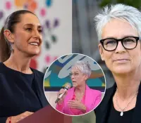Jamie Lee Curtis elogia a Sheinbaum durante su visita en México