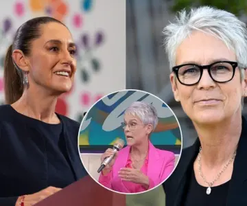 Jamie Lee Curtis elogia a Sheinbaum durante su visita en México
