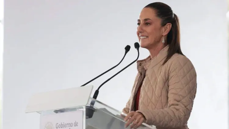 Presidenta Sheinbaum en Tlalpan. (Foto: Especial / EXPRESO)