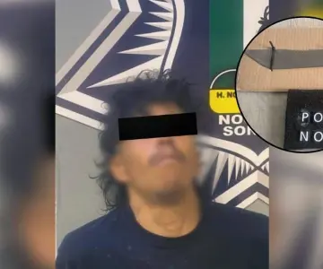 Detienen a sujeto armado cerca de cruce fronterizo en Nogales
