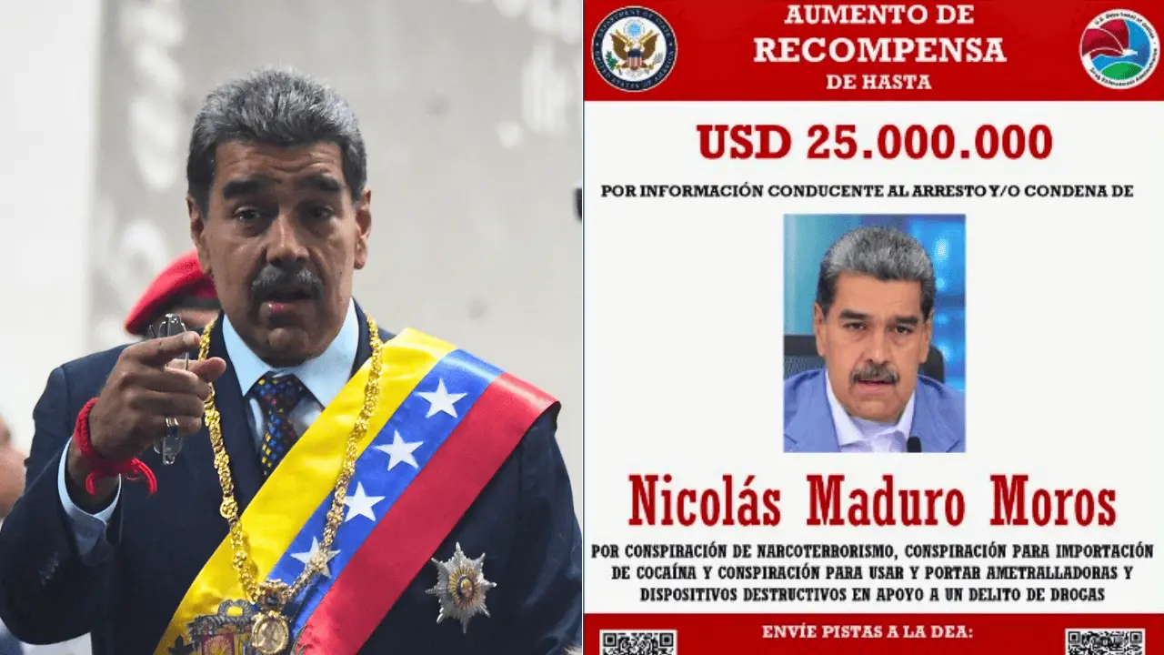 EU reactiva recompensa por Nicolás Maduro y lo liga al narcoterrorismo