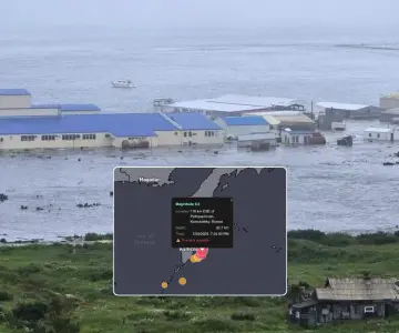 Evacúan zonas costeras en Japón y Rusia por tsunami tras potente sismo