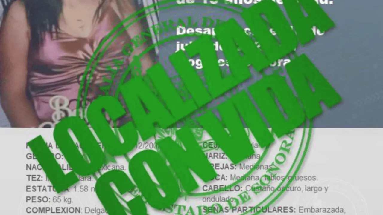 Localizan con vida a Xiomara Carolina en Sinaloa; se desactiva Alerta Amber