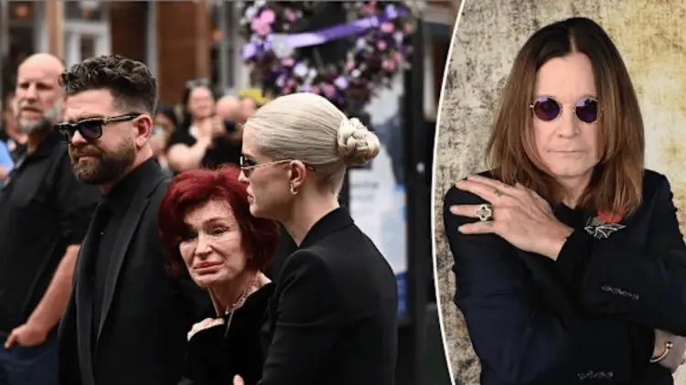 Sharon la esposa de Ozzy Osburne se despidió portando su anillo de bodas