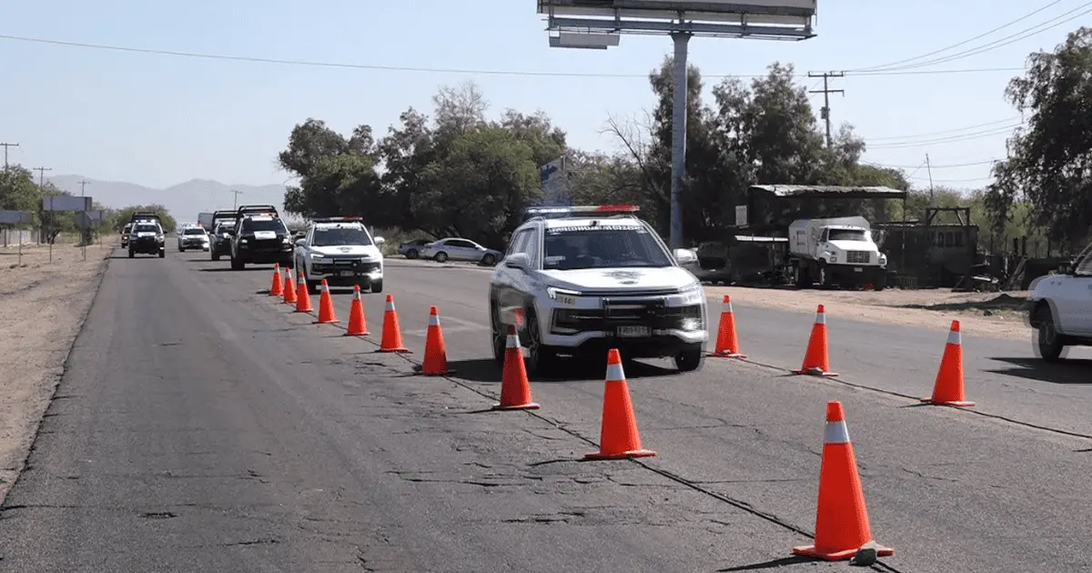 Tránsito Municipal implementa operativo en salida Hermosillo-Bahía de Kino