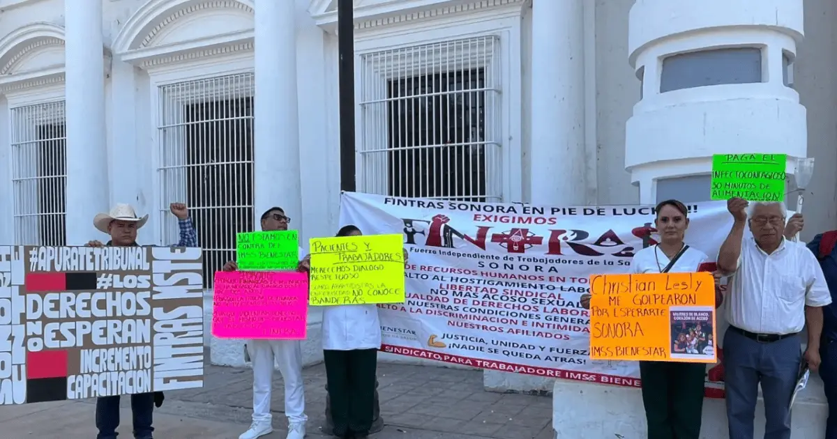 Personal sindicalizado de IMSS Bienestar Sonora denuncia hostigamiento